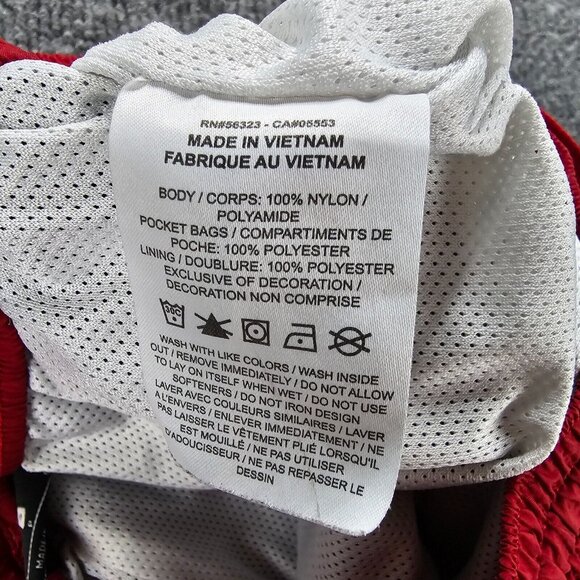 Nike Swim Trunks Shorts Mens Small Drawstring Mesh Lined American Flag‎ Stars - Picture 9 of 9